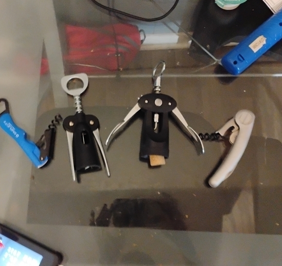 Blue and Black Corkscrew Set - Picture 1 of 1